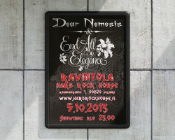 Dear Nemesis Dear Nemesis juliste 2013